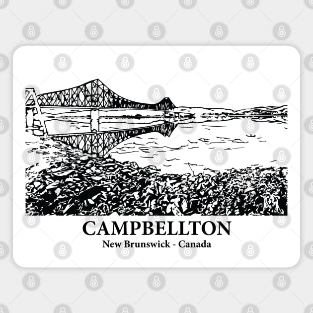 Campbellton - New Brunswick Magnet by Lakeric